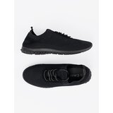 Shelvt Black openwork women's sports shoes | shoptok.hr