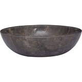  Umivalnik siv Ø40x12 cm marmor | Shoptok.si