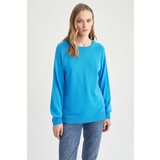 Defacto Relax Fit Crew Neck Basic Sweater | shoptok.hr