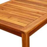 vidaXL Vrtna klubska mizica 110x60x45 cm trden akacijev les | Shoptok.si