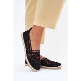 Boto Lace Espadrilles Women Black Adelira | shoptok.hr