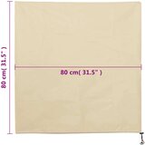 vidaXL Prevleka za rastline iz flisa z zadrgo 8 kos 70 g/m² 0,8x0,8 m | Shoptok.si