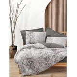 Lessentiel Maison odin - brown brownwhite ranforce double quilt cover set Cene