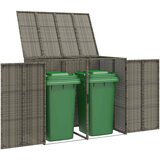  Kutija za smeće 2 pcs Siva 130 x 80 x 115 cm Polietilen | shoptok.hr