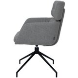 Dieter Knoll NASLANJAČ, kovina, tekstil siva, črna | Shoptok.si