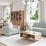  Set sofe 3 pcs Svijetlo siva 221 x 80 x 80 cm Baršun | shoptok.hr
