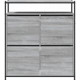 Ormarić za cipele s 4 ladice siva boja hrasta 100x34x112 cm | shoptok.hr