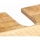  Komplet pohištva za kopalnico 2 pcs Rjava Trd, grob mango les, (5000064237) | Shoptok.si