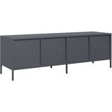 TV ormarić antracit 135 x 39 x 43,5 cm hladno valjani čelik | shoptok.hr