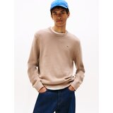 Tommy Jeans Pulover 'ESS' rjava | Shoptok.si