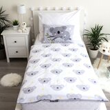 Jerry Fabrics Siva bombažna otroška posteljnina za otroško posteljico 100x135 cm Koala "Sweet Dreams" – | Shoptok.si