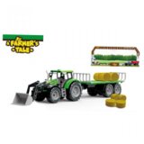 Traktor 1:32 na potez sa prikolicom i balama 858000 Cene