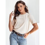 DStreet T-shirt damski WOMAN beżowy | Shoptok.si