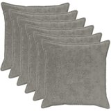 Presvlaka za jastuk 6 kom. HOUTEN Svjetlosiva 65 x 65 cm | shoptok.hr