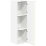 vidaXL Stenska kuhinjska omarica z vrati Sonoma hrast 30 x 31 x 100 cm | Shoptok.si