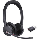 Yealink WH64 Hybrid Dual UC Headset Wireless Head-band Office /Call center Micro-USB Bluetooth Black | shoptok.hr