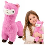  Plišana igračka Alpaka Lama Plišana igračka Mekano krzno Roza 38 cm | shoptok.hr