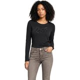 Liu Jo Majice z dolgimi rokavi BASIC T-SHIRT TF6245 JS003 Črna Cene