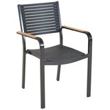 Gardenson VRTNA GARNITURA PALIANO aluminij barve grafita, naravne barve | Shoptok.si