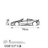 Wallity metalni ukras za zid mclaren 720S silhouette | Eponuda.com