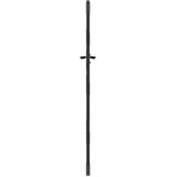  Vrtna vrata 85 x 175 cm Crna Može se zaključati | shoptok.hr