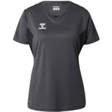Hummel Tehnička sportska majica 'AUTHENTIC' antracit siva / bijela