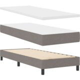 Box Spring krevet s madracem Taupe 80x200 cm Tkanina | shoptok.hr