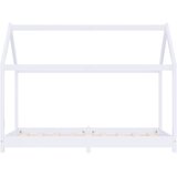  Okvir za dječji krevet od masivne borovine bijeli 80 x 160 cm | shoptok.hr