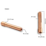 Trafimet držač volfram elektrode L25mm TIG 9 20 25 | Eponuda.ba