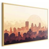 Plakat - City Heat 42x29.7 Zlatni okvir | shoptok.hr