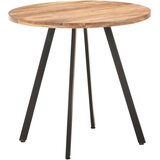 vidaXL Jedilna miza 80 cm trden akacijev les | Shoptok.si