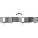 vidaXL Stolić za kavu boja betona 102 x 50 x 40 cm konstruirano drvo | shoptok.hr