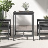  Vrtni stol sivi 82,5x82,5x110 cm od masivne borovine | shoptok.hr