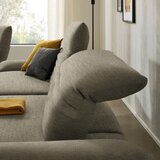 Dieter Knoll KOTNA SEDEŽNA GARNITURA, šenilja rjavosiva | Shoptok.si