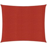 vidaXL Jedro za zaštitu od sunca 160 g/m² crveno 2,5 x 3 m HDPE | shoptok.hr