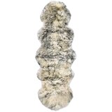 vidaXL Preproga iz ovčje kože 60x180 cm temno siva mešana, (20787614) | Shoptok.si