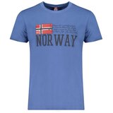 Norway 1963 Muška Majica Kratkih Rukava Plava | shoptok.hr