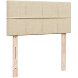  Krevet s oprugama i madracem krem 90 x 190 cm od tkanine | shoptok.hr