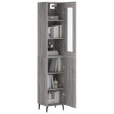  Visoka komoda siva sonome 34,5x34x180 cm od konstruiranog drva | shoptok.hr
