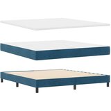  Krevet s opruga kutije Tamno plava 180 x 200 cm Baršun | shoptok.hr