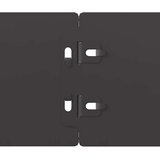 vidaXL Rubovi za travnjak 10 kom crni 10x103 cm hladno valjani čelik | shoptok.hr