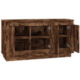  Komoda dimljeni hrast 102x35x55 cm inženirski les | Shoptok.si