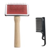  Mehka krtača s čistilnikom za krtače - D 12 x Š 5,5 cm | shoptok.hr