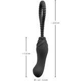 Black Velvets Black Velvet Perfect Fit - dildo bez naramenica (crni) | shoptok.hr