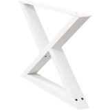  Noge za stolić za kavu 2 kom bijele 70x(42-43 3) cm čelik | shoptok.hr