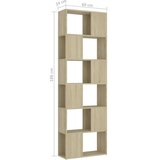 Ormarić za knjige / pregrada boja hrasta 60x24x186 cm drvena | Eponuda.ba