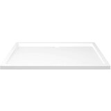 vidaXL Pravokutna ABS tuš-kada bijela 80 x 120 cm | shoptok.hr
