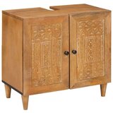 vidaXL Kupaonski ormar Svjetlosmeđa 62 x 33 x 58 cm Masivno drvo manga u