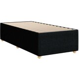 vidaXL Krevet s oprugama i madracem crni 100 x 200 cm od tkanine | shoptok.hr