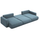 Makamii Svijetlo plava sklopiva/s prostorom za odlaganje kutna garnitura (u obliku slova "U") Kapua – | shoptok.hr